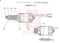 VALVE ASSY, SOLENOID, Remarks: CONSISTS OF THE FOLLOWING PARTS 2436R884F1-F3