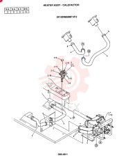 Схема (SK300) - MARK IV EXCAVATOR ASN LCU0101 (1/95-12/99) 24100U1476F3