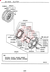 BUSHING, CLUTCH, 6D221, Start Serial: 9107.1