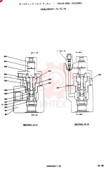 Схема (SK300LC) - MARK IV EXCAVATOR BTW YCU0301 - YCU0500 (1/95-12/95) 2436U2623F1