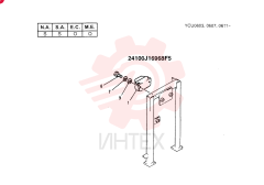 Схема (SK330LC) - MARK IV EXCAVATOR ASN YCU0611 (1/02-12/05) 24100P4490F1