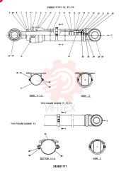 Схема (SK330LC) - MARK IV EXCAVATOR SN YCU0603 & YCU0611 (1/97-12/02) 2438U1171F1