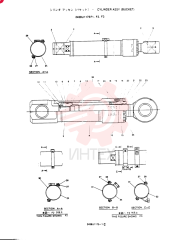 Cylinder Assy, Remarks: Consists of the following parts 2438U1175F1