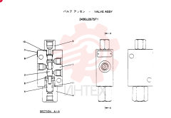 HYDRAULIC VALVE 2436U2675F1