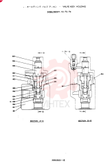 Схема (SK400LC) - MARK IV EXCAVATOR ASN YSJ00002 (1/95-12/95) 2436U2623F1