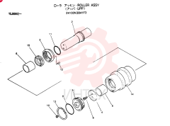TRACK ROLLER 24100N3841F3