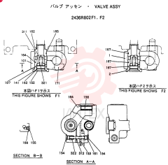 Схема (SK400LC) - MARK IV EXCAVATOR ASN YSU0200 (1/95-12/95) 2436R802F1