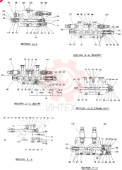 Схема (SK60) - MARK IV EXCAVATOR BTW LE17596 - LE17700 (1/95-12/03) 2436U1429F1 (3)