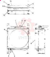 Схема (SK60) - MARK IV EXCAVATOR ASN LEJ0201 (1/95-12/03) 2452U424F1