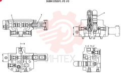 VALVE ASSY, CONTROL  (SWING) CONSISTS OF THE  FOLLOWING PARTS 2436U1252 F1, F2, F3