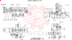 VALVE ASSY, CONTROL  (SWING) CONSISTS OF THE  FOLLOWING PARTS 2436U1252 F1-F3