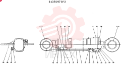 Схема (MD140BLC) - EXCAVATOR BTW YP1001 - YP1281 (1/80-12/06) 2438U971F2