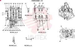 VALVE ASSY, CONTROL CONSISTS OF THE FOLLOWING PARTS 2436U1330 F1,F2