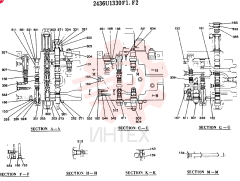 VALVE ASSY,CONTROL CONSISTS OF THE FOLLOWING PARTS 2436U1330F1,F2