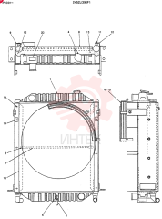 Схема (MD140BLC) - EXCAVATOR BTW YP1001 - YP1281 (1/80-12/06) 2452U396F1