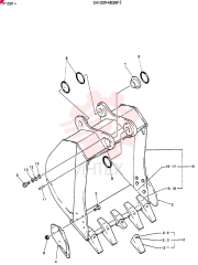 BUCKET ASSY, 0.6M3