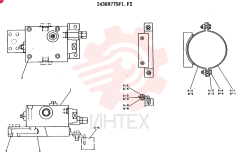 VALVE ASSY, HOLDING, CONSISTS OF THE FOLLOWING PARTS 2436R775F1