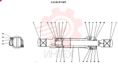 Схема (MD140BLC) - EXCAVATOR BTW YPU0001 - YPU0300 (1/80-12/06) 2438U974F1