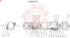 Схема (MD140BLC) - EXCAVATOR BTW YPU0001 - YPU0300 (1/80-12/06) 2438U971F2