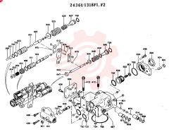 Схема (MD140BLC) - EXCAVATOR BTW YPU0001 - YPU0300 (1/80-12/06) 2436U1318F1