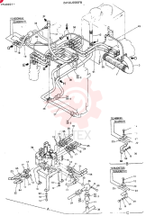 HYDR. LINES, UPP 24100J6665F8