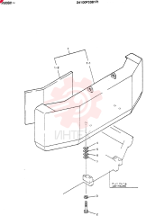 COUNTERWEIGHT ASSY 24100P3381F1