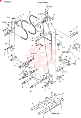 Схема (MD140BLC) - EXCAVATOR BTW YPU0001 - YPU0300 (1/80-12/06) 24100J10760F1