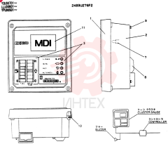 Схема (MD140C) - EXCAVATOR ASN YPU00501 (1/80-12/06) 2489U276F2