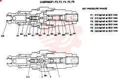 VALVE ASSY, RELIEF 2438R683F1F6