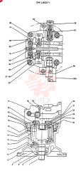 MOTOR ASSY (SWING) CONSISTS OF THE FOLLOWING PARTS 2441U962F1
