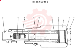VALVE PRESSURE RELIE 2436R679F1