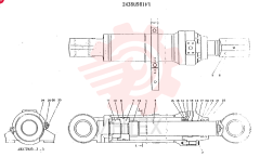 Схема (MD180LC) - EXCAVATOR ASN YG0647 (1/80-12/06) 2438U981F1