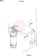 INSTAL, FIRE EXTINGUISHER 24100N4067F1