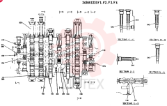 VALVE ASSY,CONTROL, CONSISTS OF THE FOLLOWING PARTS 2436U1231F1-F4 (1)