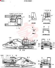 Схема (MD200BLC) - EXCAVATOR ASN YQ0565 (1/80-12/06) 24100J10238F2