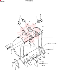 BUCKET ASSY 24100N5862F3
