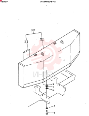 COUNTER-WEIGHT ASSY, Serial Range: YQ0101-YQ0305
