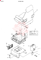 SEAT ASSY 24100N4136F4
