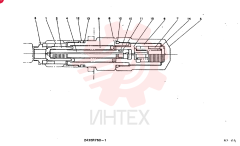 VALVE ASSY, RELIEF, CONSISTS OF THE FOLLOWING PARTS 2436B760F1