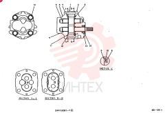 HYDRAULIC PUMP 2441U291F2