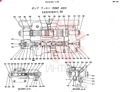 HYDRAULIC PUMP 2437U182F1 (2)