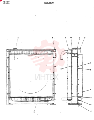 Схема (MD200BLC) - EXCAVATOR BTW YQ0101 - YQ0564 (1/80-12/06) 2452U384F1
