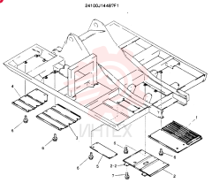 Схема (MD200C) - EXCAVATOR BTW YQU0701 - YQU2000 (1/80-12/06) 24100J14487F1