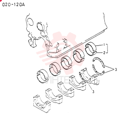 SET OF CONN ROD BRGS U/S VAME999711