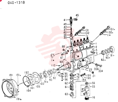 INJECTION PUMP ASSY A TYPE  ZXL  1010699470