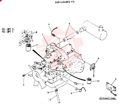 Схема (MD200C) - EXCAVATOR BTW YQU0701 - YQU2000 (1/80-12/06) 2451U343F2
