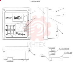 Схема (MD200C) - EXCAVATOR BTW YQU0701 - YQU2000 (1/80-12/06) 2489U276F2