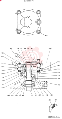 HYDRAULIC MOTOR 2441U804F1