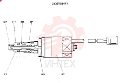 VALVE 2436R884F1
