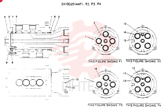 JOINT ASSY, SWIVEL  CONSISTS OF THE FOLLOWING PARTS 24100J5144F1~F4
